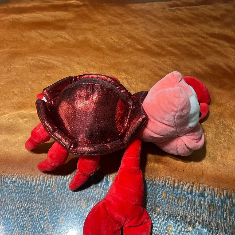 Scentsy Buddy Disney Sebastian Crab Little Mermaid Plush metallic red